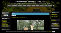 Desktop Screenshot of fischereiverein-rietberg.net